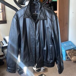 Womens London fog leather jacket